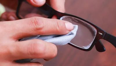 how to fix scratched glasses